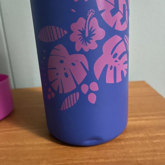 Hydro flask 40oz LIMITED EDITION Hawaii Wide Mouth w/ Flex Cap & Boot Hydrangea - Picture 6 of 7